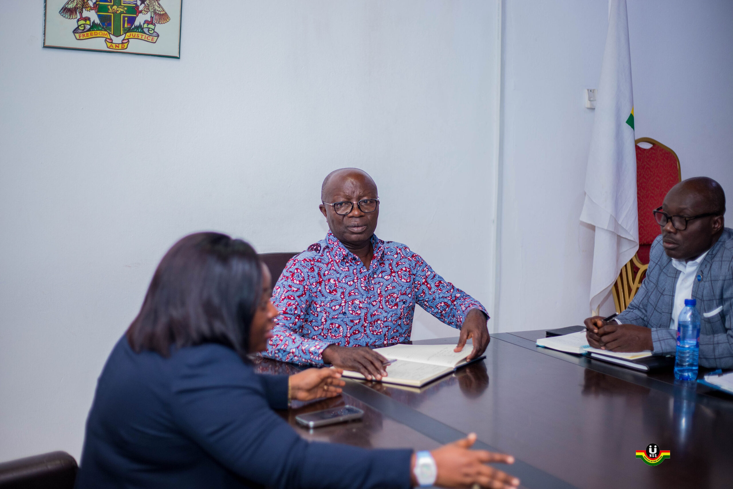 Ghana Institution of Surveyors Visit National Service Secretariat